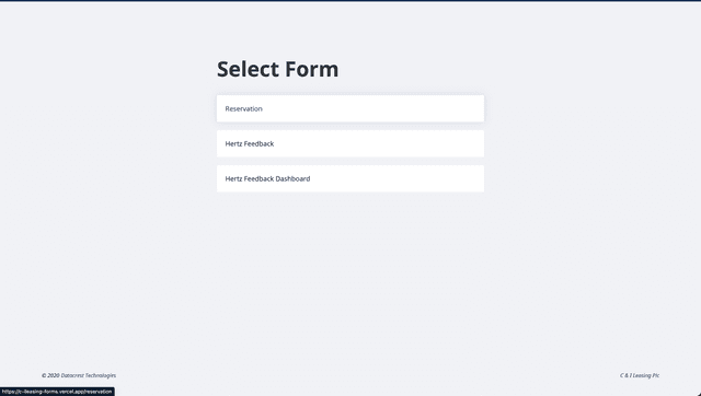 C & I Leasing Chatbot Forms