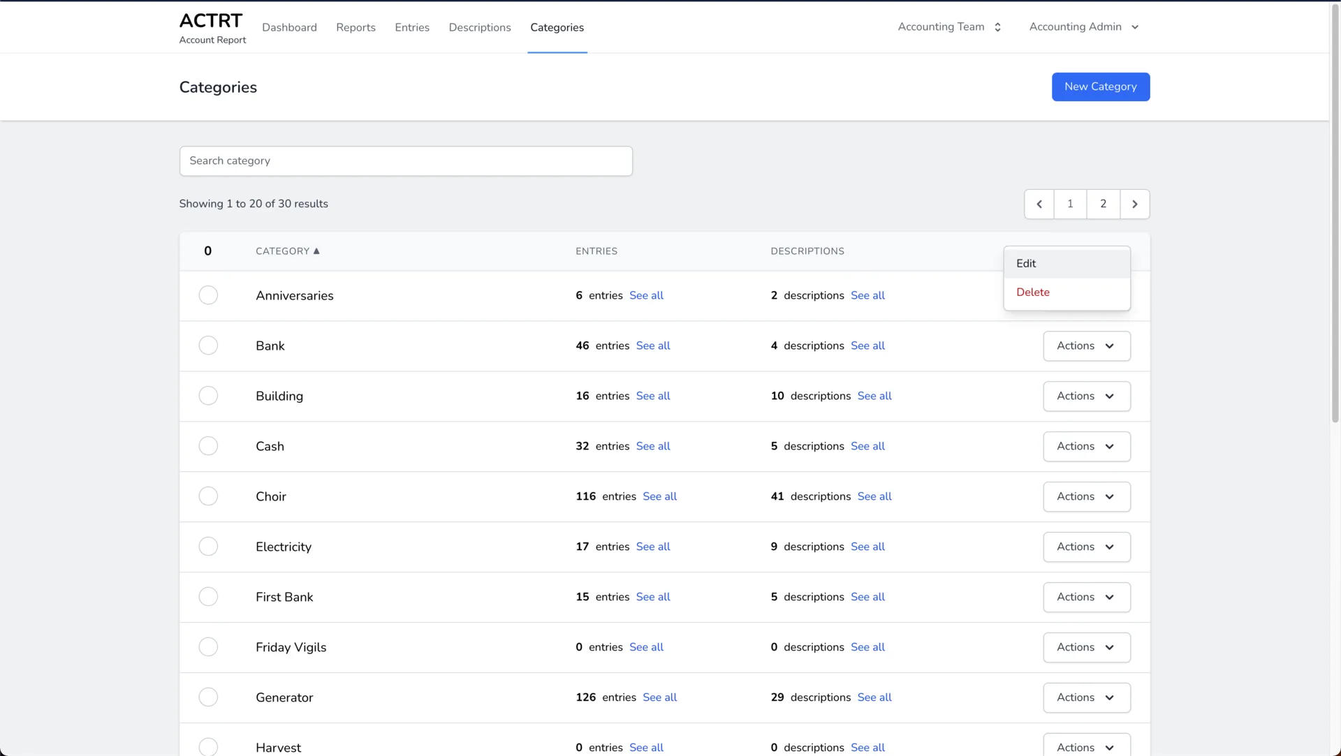 Account Report screenshot 9
