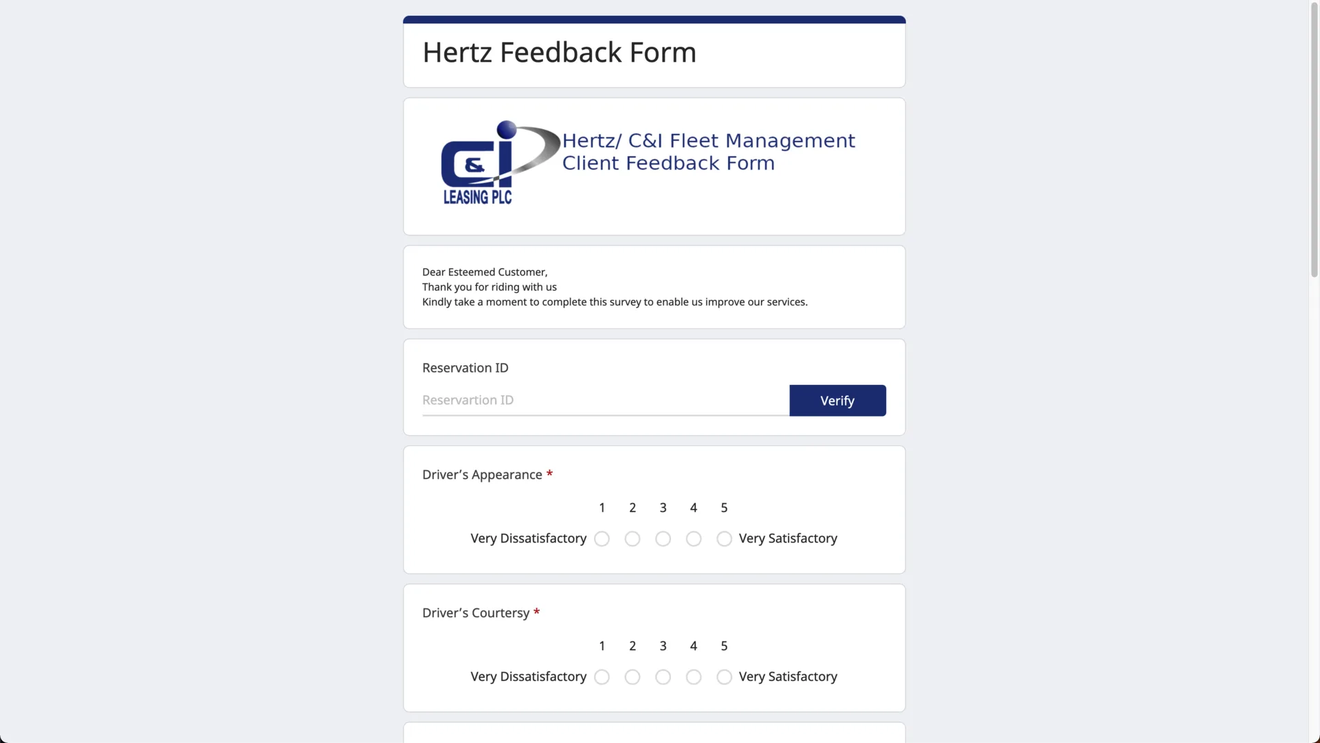 C & I Leasing Chatbot Forms screenshot 3