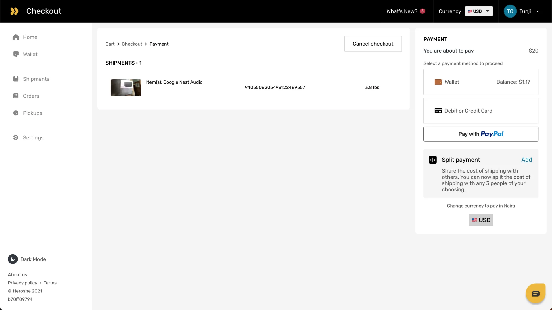 Heroshe Customer Web App - VERA screenshot 9