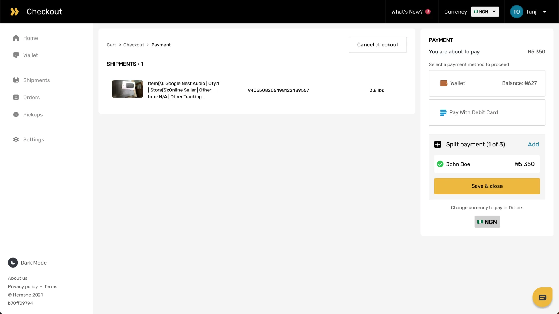 Heroshe Customer Web App - VERA screenshot 17