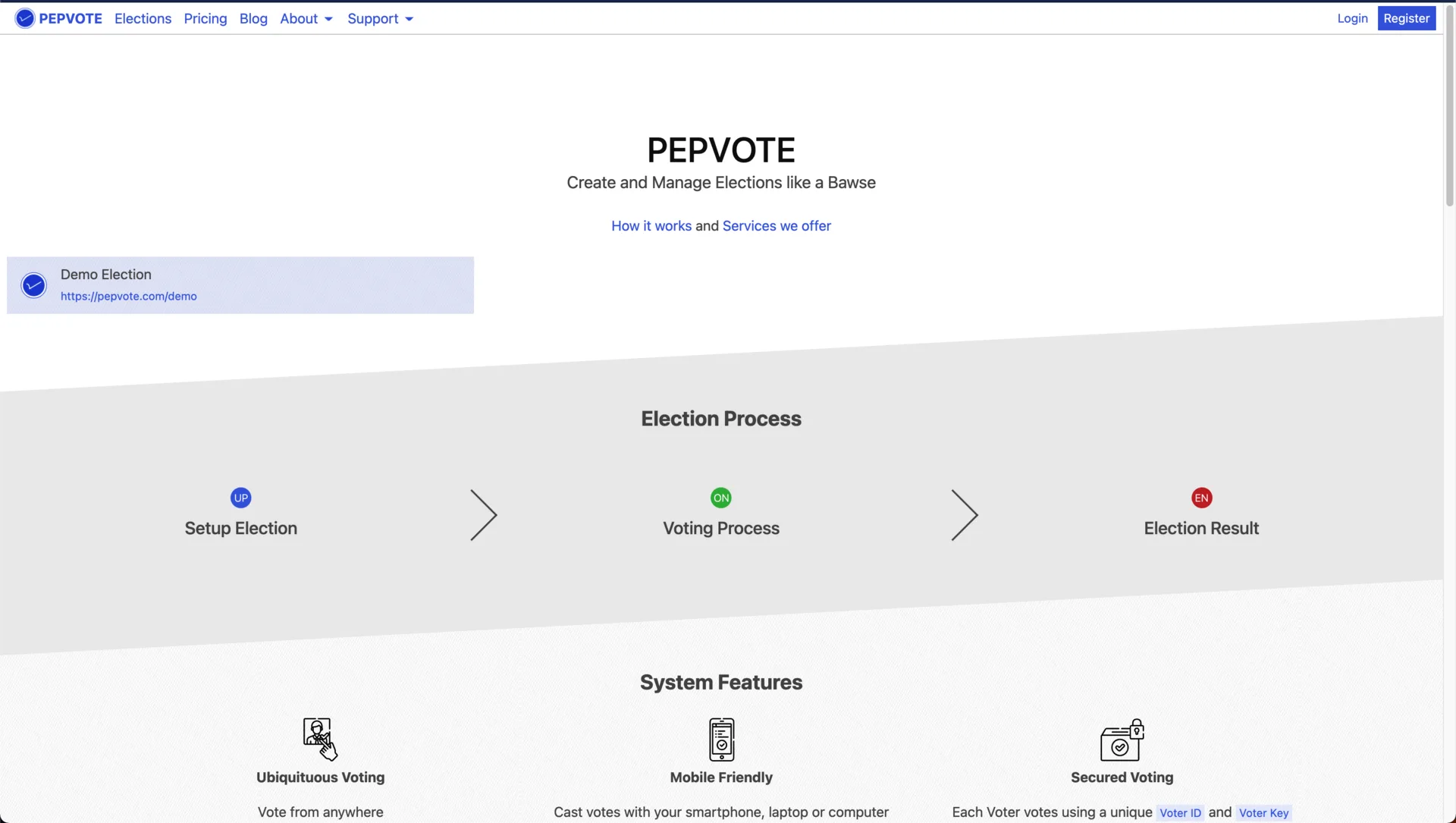 Pepvote Alpha screenshot 2