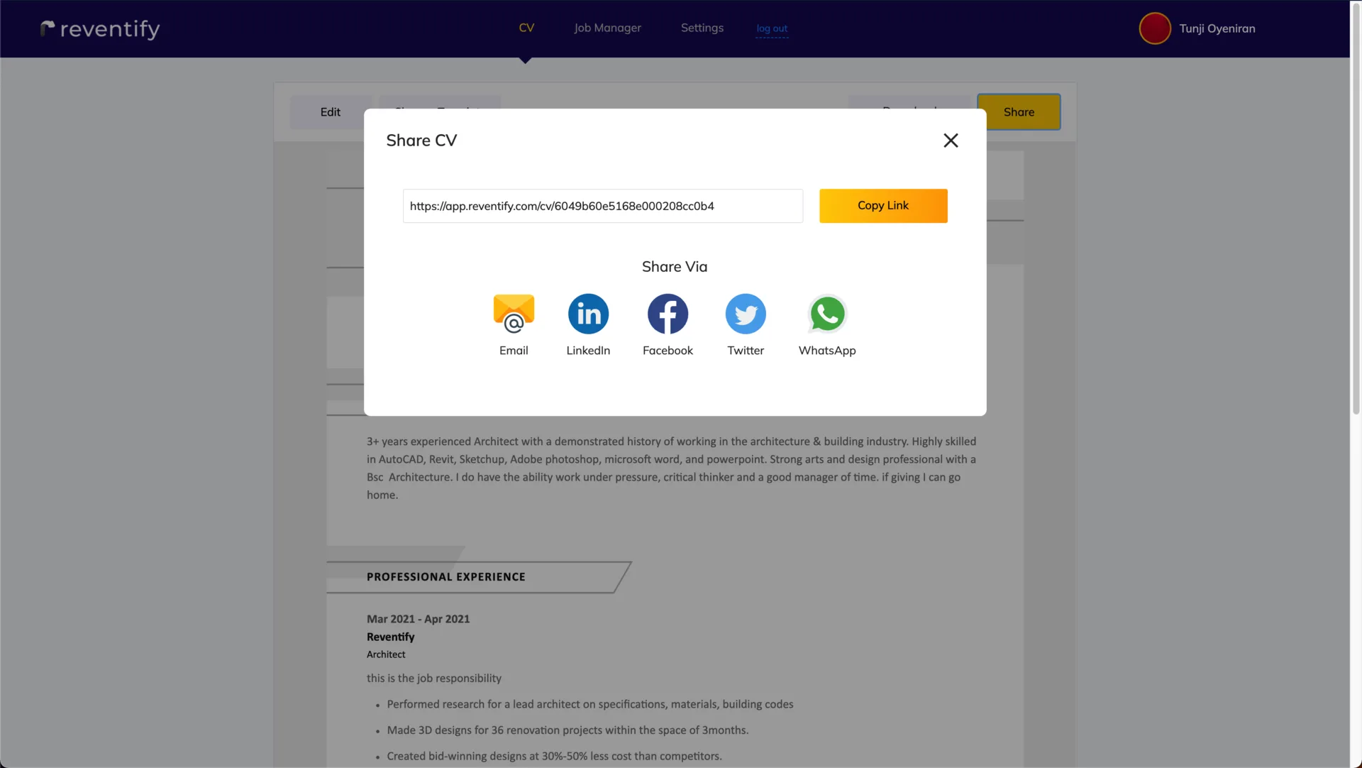 Reventify Web App screenshot 9