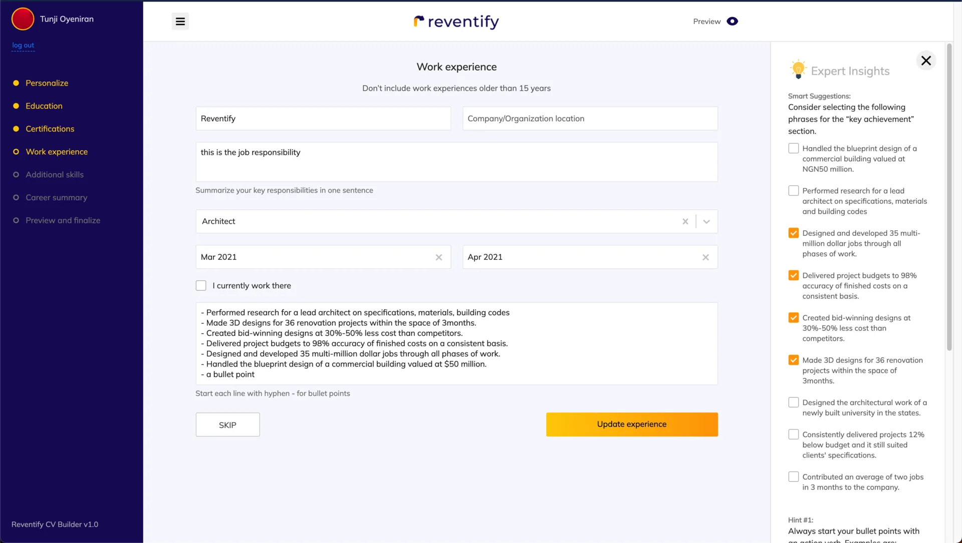 Reventify Web App screenshot 12