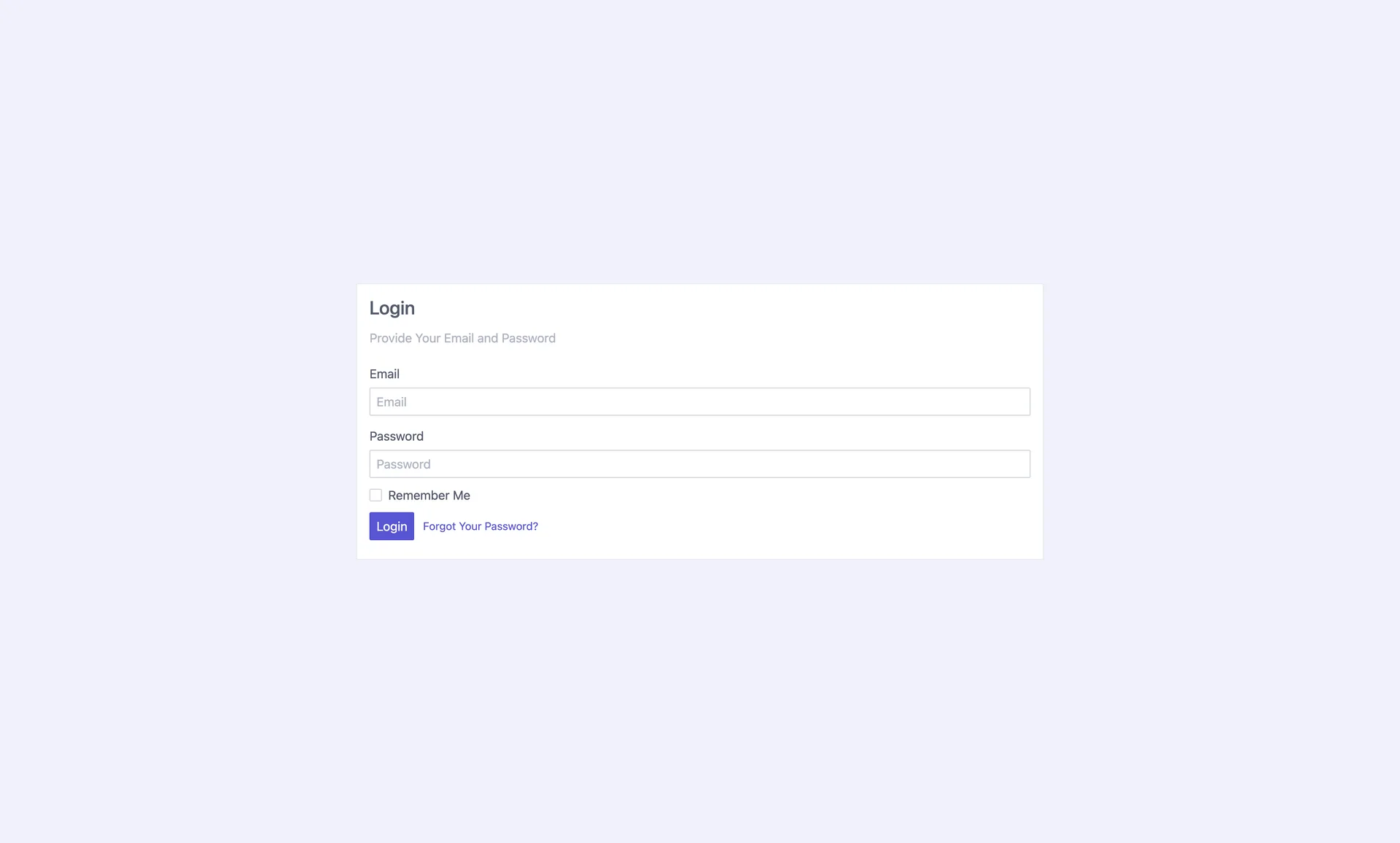Spectre CSS email login example